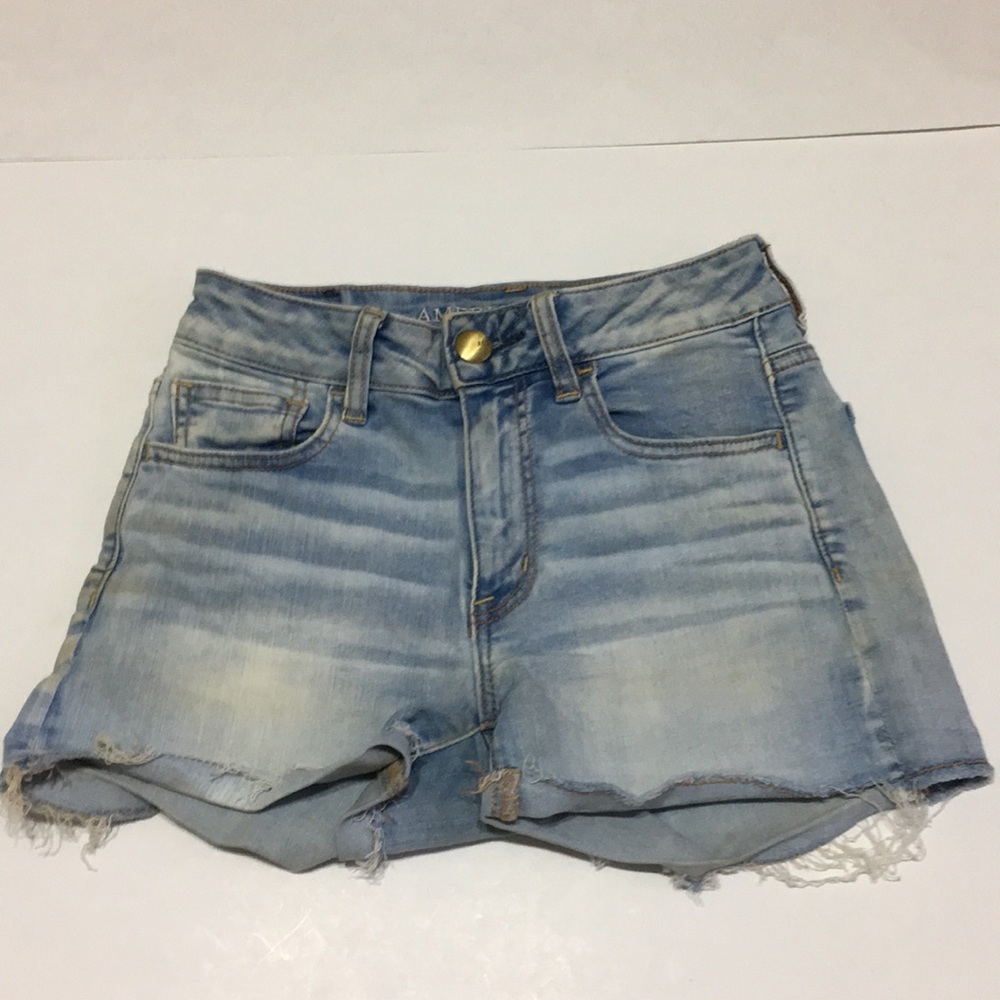 American Eagle 🦅 hi rise stretch shorts - Picture 1 of 6